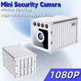 thumbnail image 1 of Portable Mini Camera (White)- 1080P WiFi Cam, Night Vision Motion Detection, APP Remote View & 128GB SD Supported, 1 of 9