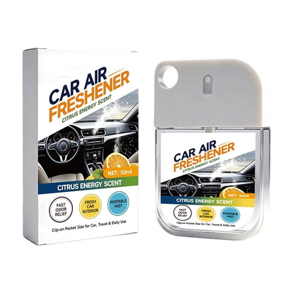 Portable Mini Car Air Freshener Spray, Fast Odor Relief Deodorant Mist, Auto Interior Air Purifier Spray, Stocking Stuffer Car Freshener Spray