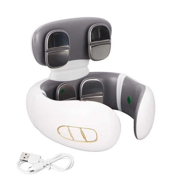 Portable Mini Cervical Electric Massager Neck and Back Massage Stimulator