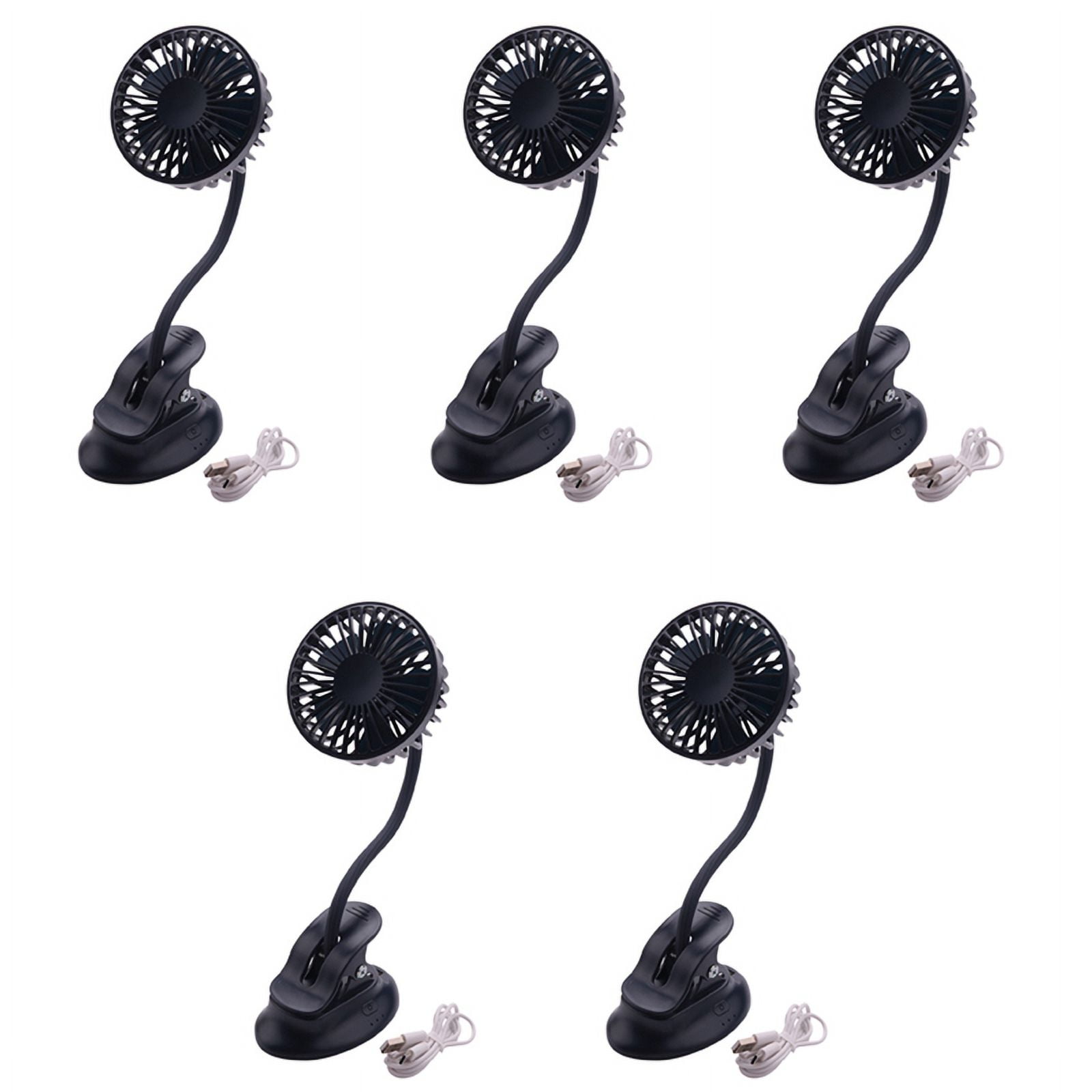 Portable Mini Clip Stroller Fan,3 Speeds Settings,Navy Blue