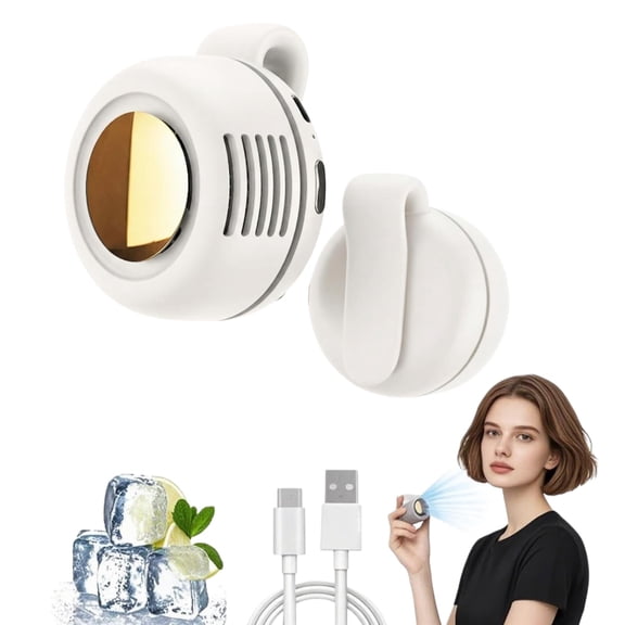 Portable Mini Clip-on Fan 360° Rotating Compact Clip Fan, Adjustable Speeds for Hands-Free Cooling, Perfect for Travel, Office, Outdoor, or Home (1/2 Pcs)