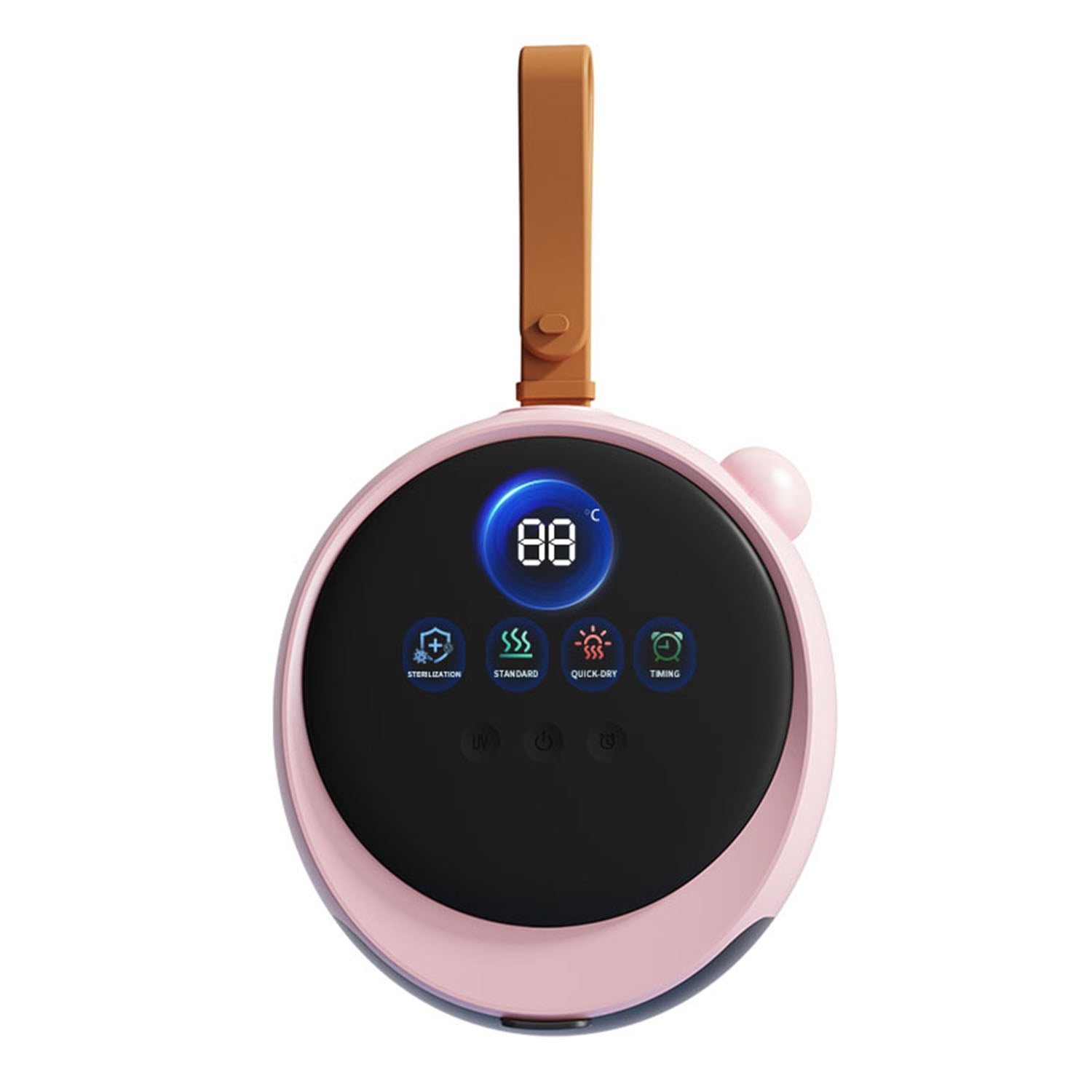 Portable Mini Clothes Dryer with Mite Removal, Compact Laundry Dryer for Apartment, RV, Travel, Dorm and Home