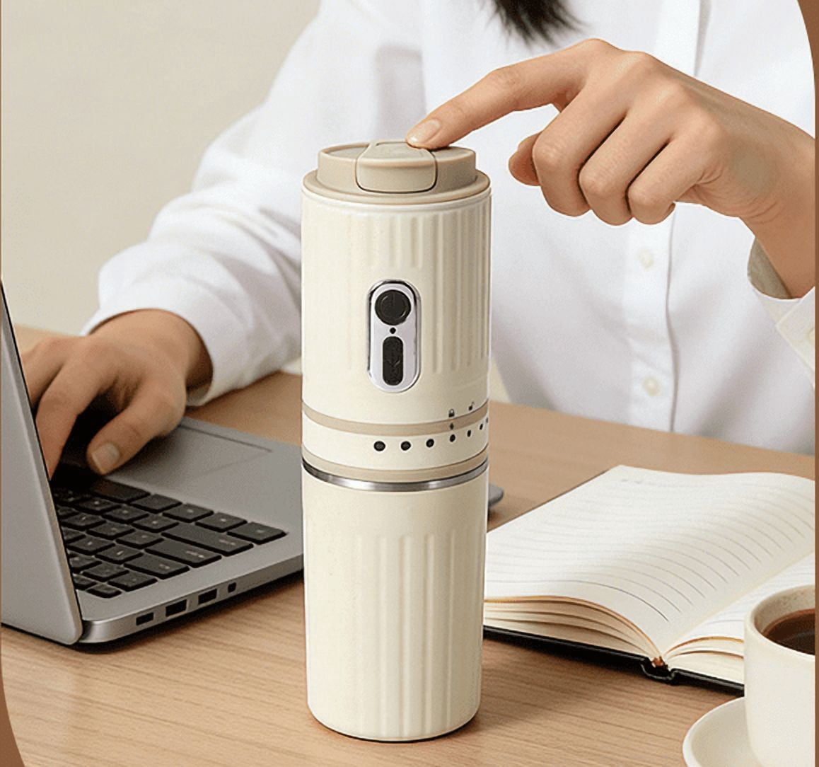 Portable Mini Coffee Maker, Plastic Hand Press Travel Coffee Brewer ...