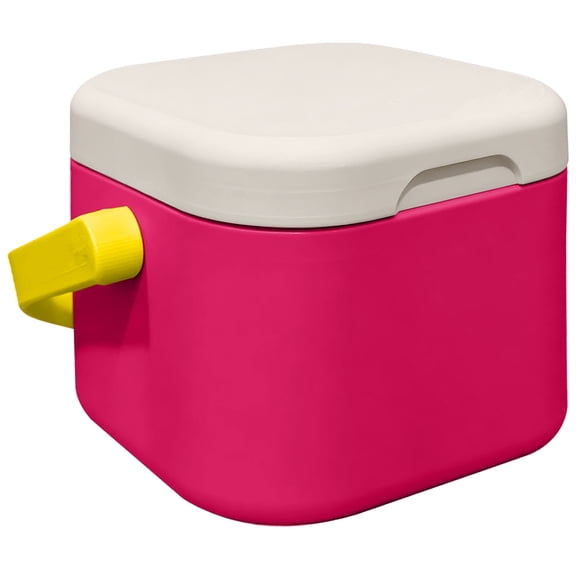 Portable Mini Cooler, 4-Can Insulated Beverage Cooler Box, 7.48X6.69X5.9inch Personal Ice Chest, Small Drink Cooler, Leakproof Cooler for Outdoor, Picnic, Beach and Camping