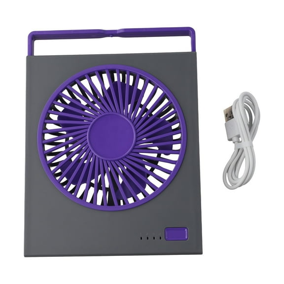 Portable Mini Desk Fan: Quiet, Adjustable 4-Speed, 180° Rotation For Home