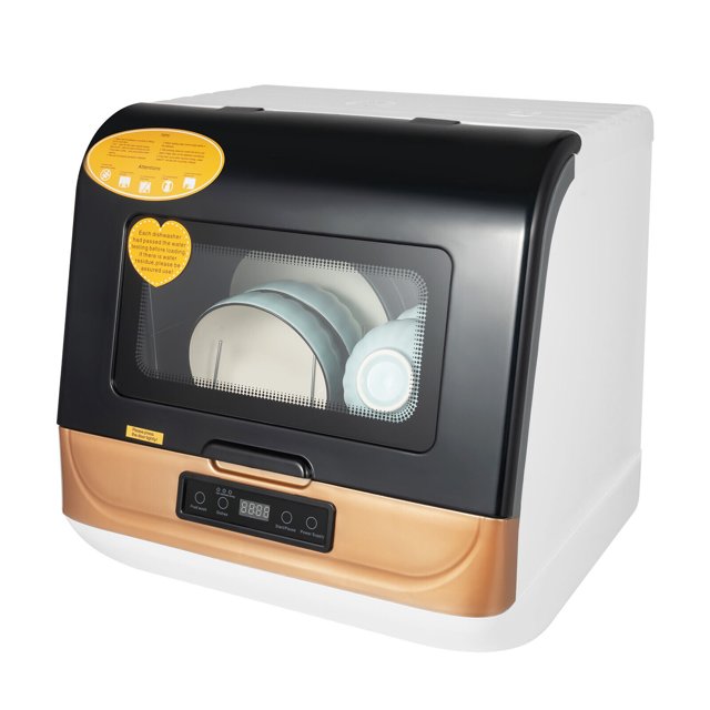 Portable Mini Dishwasher Countertop Dish Washing Machine 4 Washing