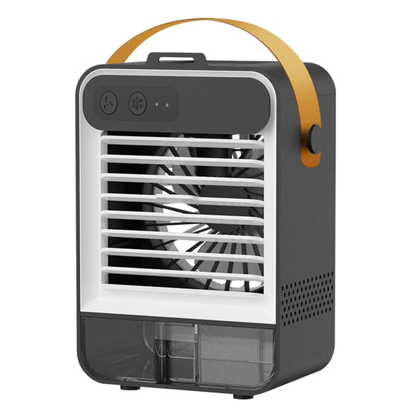 Portable Mini Evaporative Air Cooler Fan, USB Rechargeable Personal Mist Cooling Fan, Water Tank Desktop Humidifier Fan, Travel Air Circulator Fan, Multi Speed Compact Cooling Fan, Small Mist Fan