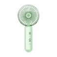 thumbnail image 1 of Portable Mini Fan Portable Handheld Fan with Led Light Usb Rechargeable Mini Fan 3 Speeds Brushless Motor Quiet Design for Travel Office Outdoor Use, 1 of 8