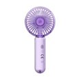 thumbnail image 1 of Portable Mini Fan Portable Handheld Fan with Led Light Usb Rechargeable Mini Fan 3 Speeds Brushless Motor Quiet Design for Travel Office Outdoor Use, 1 of 8