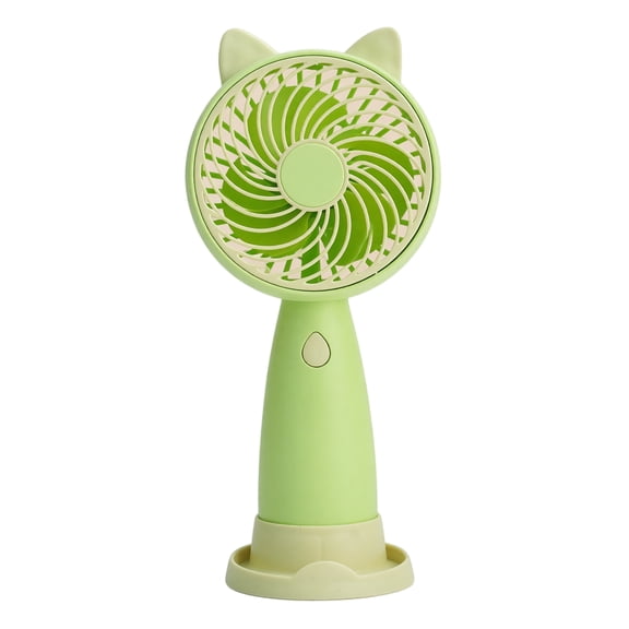 Portable Mini Fan, Rechargeable Handheld Fan, 19Hrs Runtime with Flashlight & Power Bank, 3 IN 1 Foldable Pocket Fan for Travel, Office, Gift for Women(Green)