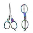 thumbnail image 1 of Portable Mini Folding Stainless Steel Scissors – Travel-Ready Compact Pocket Scissors with Key Ring, Versatile for Crafts, Grooming, and Everyday Use, 1 of 5