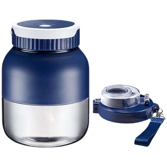Portable Mini Food USB C Rechargeable Personal Smoothie Maker With Travel Lid Dishwasher Safe Cup For Effortless Mixing