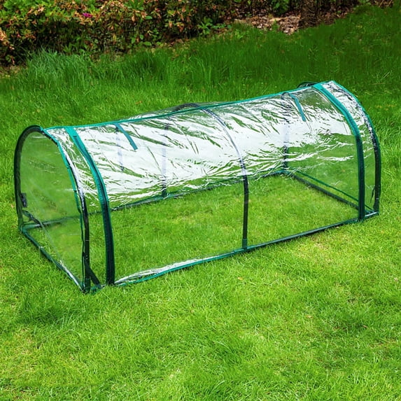 Portable Mini Greenhouse, 50"x24"x51" Clear Greenery Cover for Indoor Outdoor Use, Frost Protection for Flowers, 1 Count