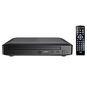 Portable Mini HD CD DVD Disc Player 1080p Upscaling Media Center USB Drive Playback RCA Remote