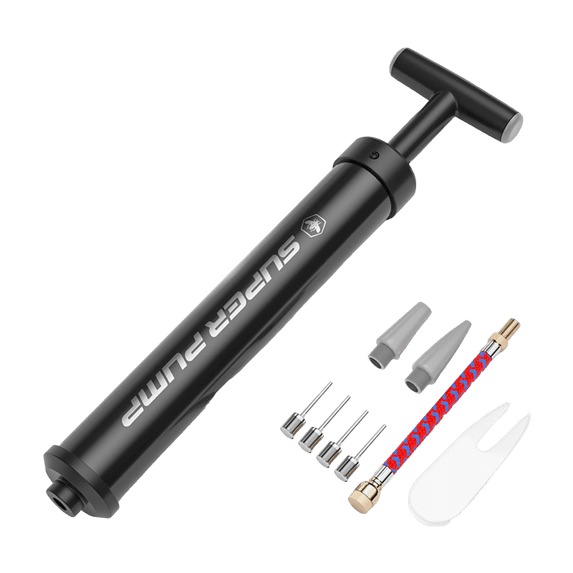Portable Mini Hand Air Pump for Soccer Balls and Basketballs, Manual Inflator with Extension Tube, Compact Athletic Ball Pump for Field Equipment