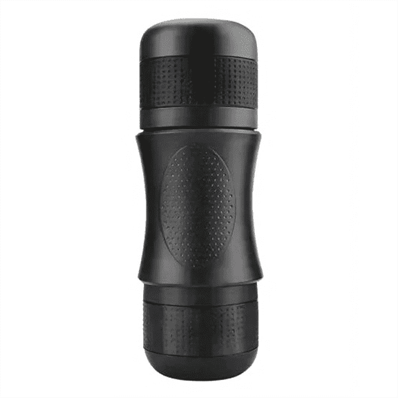 Portable Mini Hand Pressure Coffee Machine Handheld Espresso Machine Office/ Home Office Travel Outdoor Travel,1 * Handheld coffee maker,Black