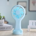 thumbnail image 1 of Portable Mini Handheld Fan Desk Fan Small Cooler Cooling USB Rechargeable, 1 of 3