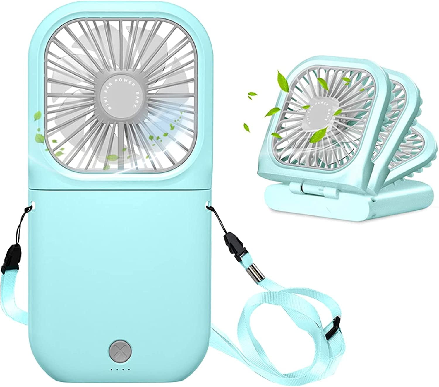 Luxify 3-Speed Rechargeable Mini Hand Held Fans