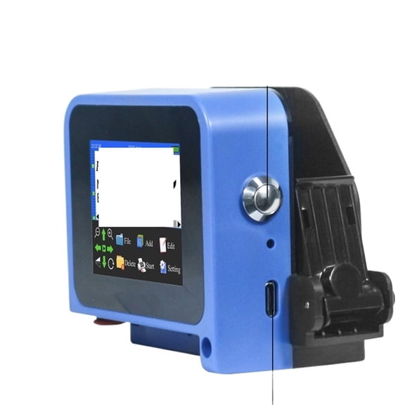 Portable Mini Handheld Inkjet Printer 12.7mm For QR Barcode Batch Date Number Expiry Date Coding Machine 28 Languages ,Easy to Install