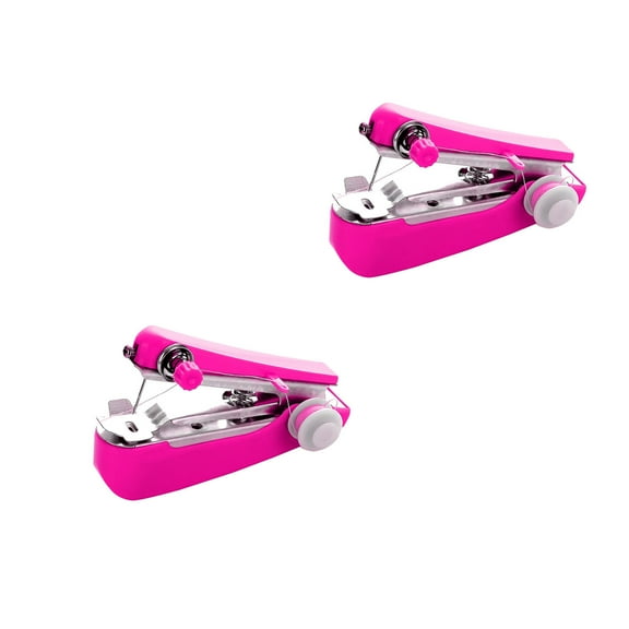 Portable Mini Handheld Sewing Machine | Compact Lightweight Design - Stainless Steel & Plastic | Straight Stitch, Lockstitch, Adjustable Thread - Fits All Fabrics | 1 Piece | 11cm x 7cm