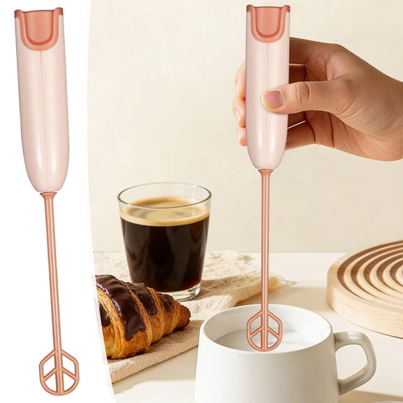Portable Mini Handheld Stirrer, 2 Stick Mixer for Milk Powder Protein Coffee Travel Office Home