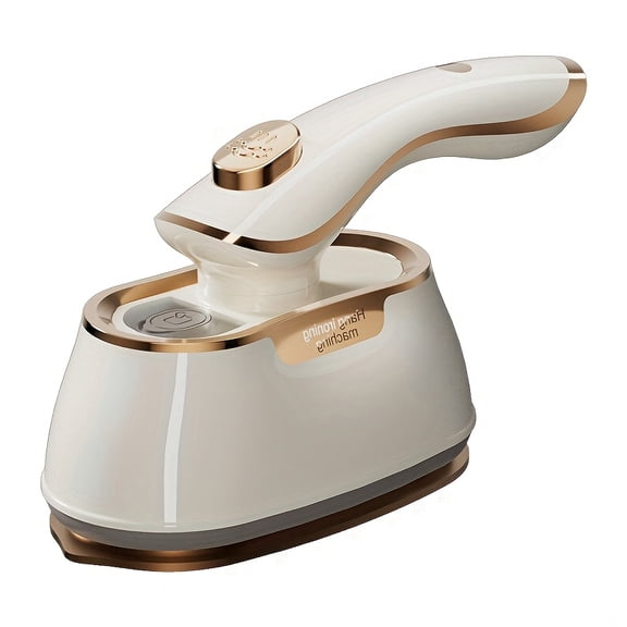Portable Mini Heat Press, Heavy-Duty Compact Iron with Charging Base, Auto Shut-Off Nonstick Plate, Fast Heating for DIY Crafts HTV Travel Household Use