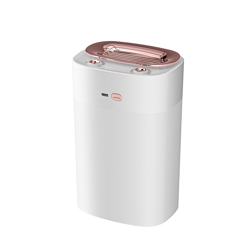 Portable Mini Humidifier, 1300ml Small Cool Mist Humidifier, USB Personal Desktop Humidifier for Baby Bedroom Travel Office Home, Auto Shut-Off, 2 Mist Modes, Super Quiet, White