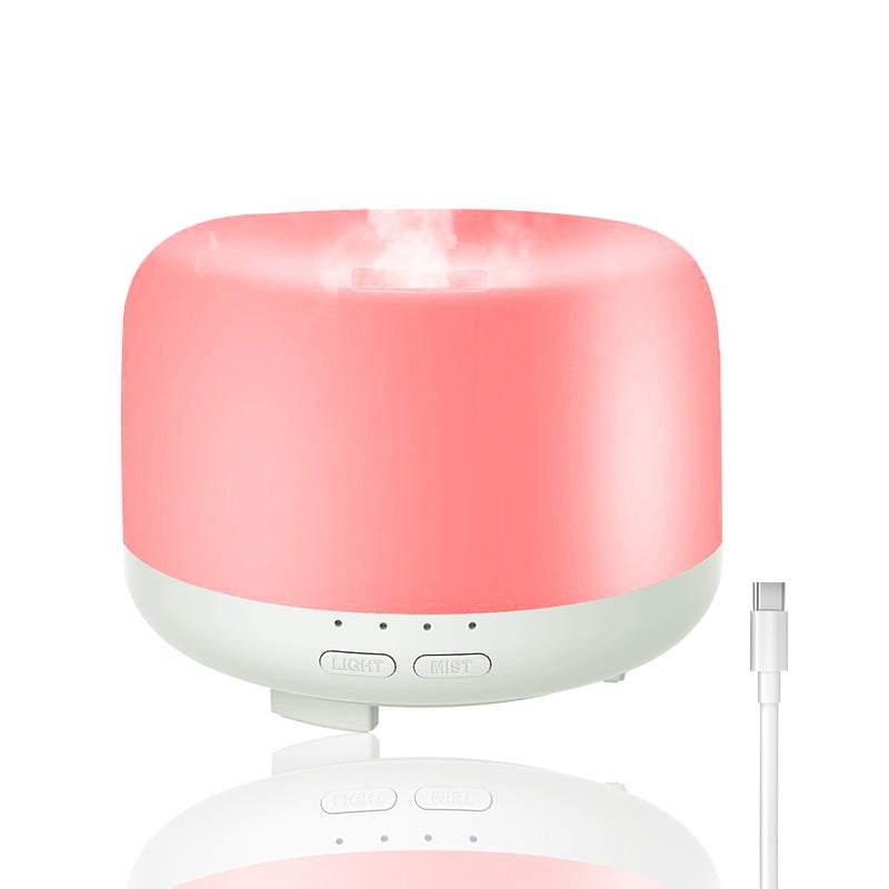 Portable Mini Humidifier, 300ml Small Cool Mist Humidifier, USB Personal Desktop Humidifier for Baby Bedroom Travel Office Home, Auto Shut-Off, 2 Mist Modes, Super Quiet, White