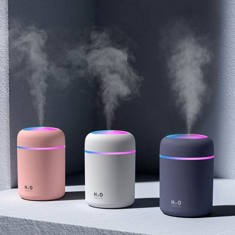 Air Humidifier 300ml Ultrasonic Aroma Essential Oil Diffuser Mini USB Cool Mist Maker Aromatherapy with Colorful Light C Walmart