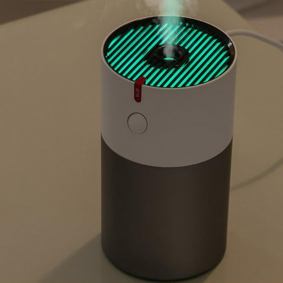 Portable Mini Humidifier, Small Cool Mist USB Desktop Humidifier for Baby Bedroom Travel Office Home, Auto Shut-Off, 2 Mist Modes, Quiet, Night Light, Easy to Operate