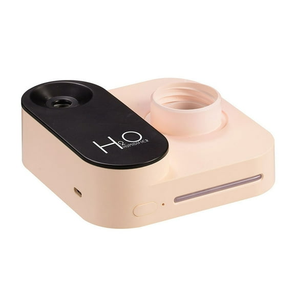 Portable Mini Humidifier USB,Bottle Top Cool Mist Humidifier Rechargeable with Night Light, Leak-Proof Quiet Humidifier for Travel Bedroom Office&Car