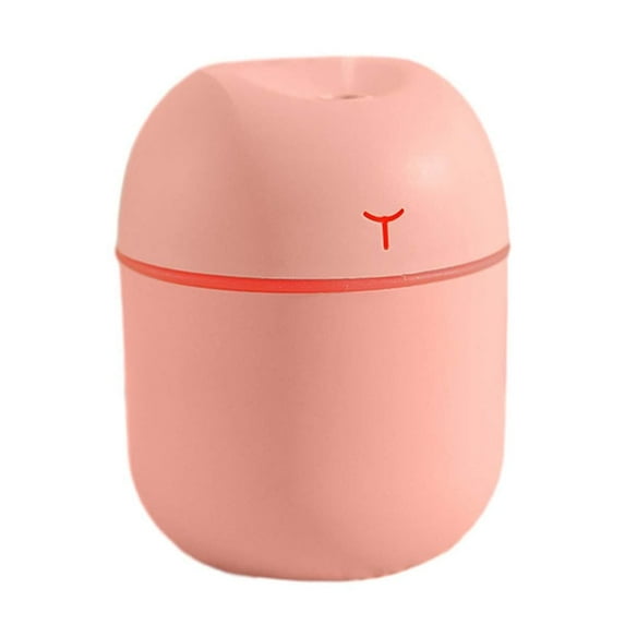 Portable Mini Humidifier, USB Cool Mist Humidifier, 220ml Small Desktop Humidifier for Office Home Travel, Auto Shut-Off, Whisper Quiet, Two Spray Modes, Compact and Lightweight