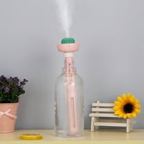 Portable Mini Humidifier, USB Desktop Humidifier, Small Cool Mist Humidifier for Plants Bedroom Travel Office Home, Super Quiet, Easy to Use, Instant Refill, Easy to Clean