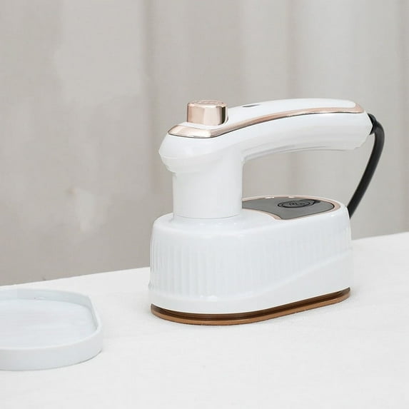Portable Mini Iron, Rotatable Handheld Steams Iron, Used for Daily Removal of Clothings Wrinkles, Lightweight and Durables, for Daily Use(White)