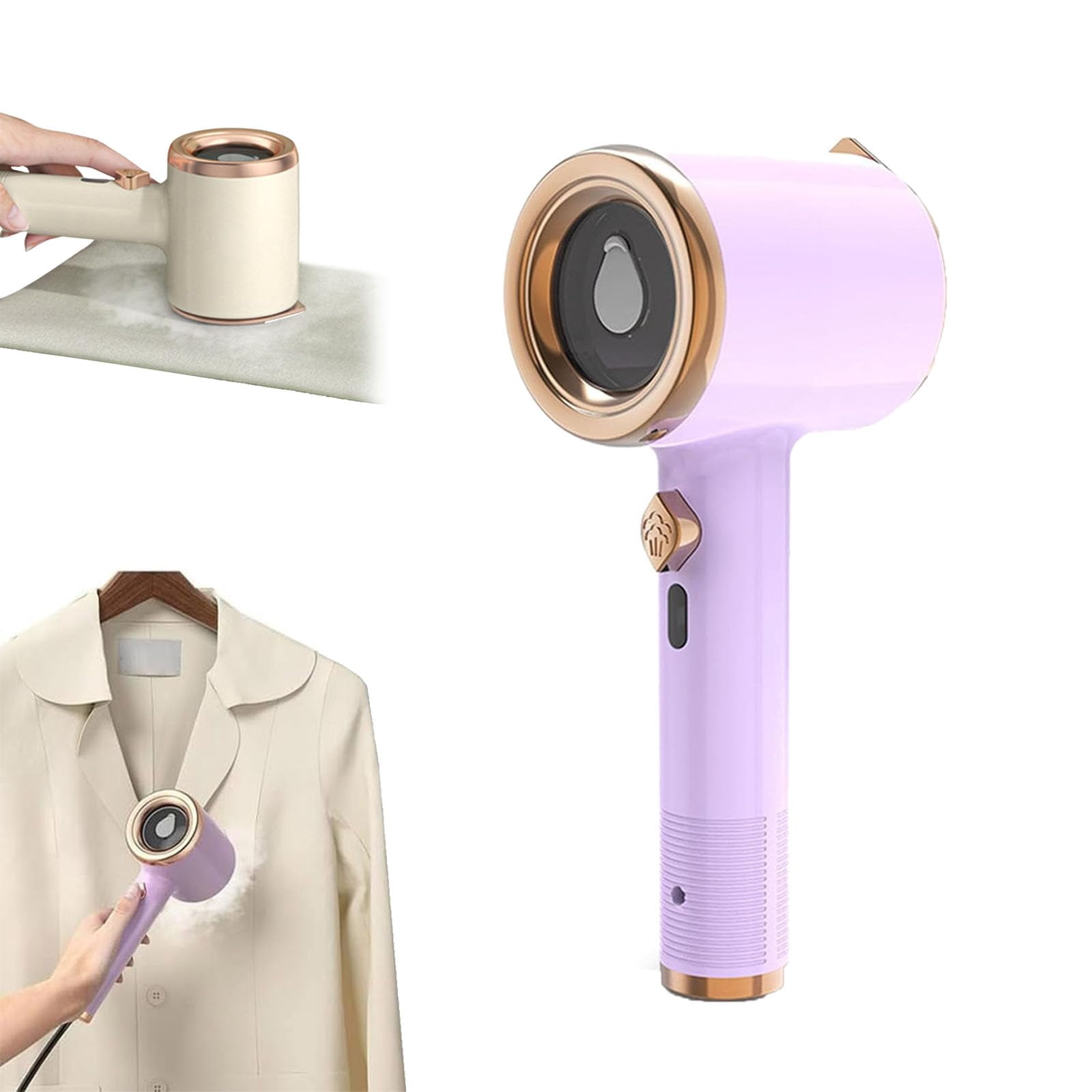 Portable Mini Ironing Machine, 2024 New Travel Mini Steam Iron, Upgraded Portable Handheld Garment Steamer for Clothes