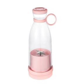 Portable Mini Juicer Blender Cup,USB Rechargeable Fruit Shake Maker,Multi Blade Smoothie Mixing Bottle,Travel Juice Protein Drink Mixer,Detachable Cleaning Blender Bottle, Kitchen Fitness Drink Maker