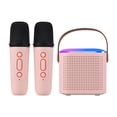 thumbnail image 1 of Portable Mini Karaoke Machine Set with BT Speaker - Includes 2 Wireless Microphones, Sound Box for Home & Outdoor KTV, Rechargeable Voice Box, Handheld Mic Speaker with BT Connectivity, 1 of 7