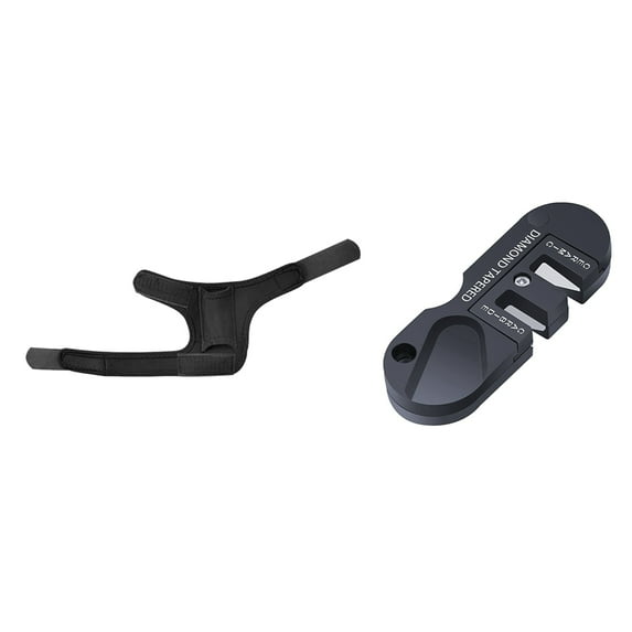 Portable Mini Knife Multifunction Sharpener with Wrist Flashlight Holsters Diving Flashlight