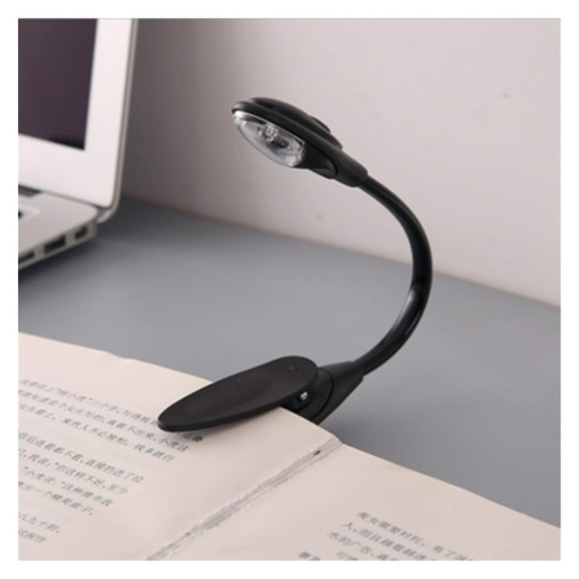 Portable Mini LED Book Light ClipOn Flexible Bright Night Reading Lamp