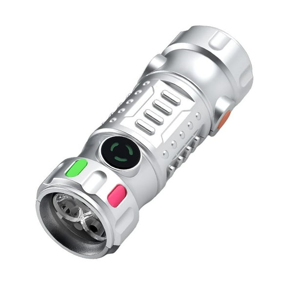 Portable Mini LED Flashlight 3LED Strong Light Flash Light USB