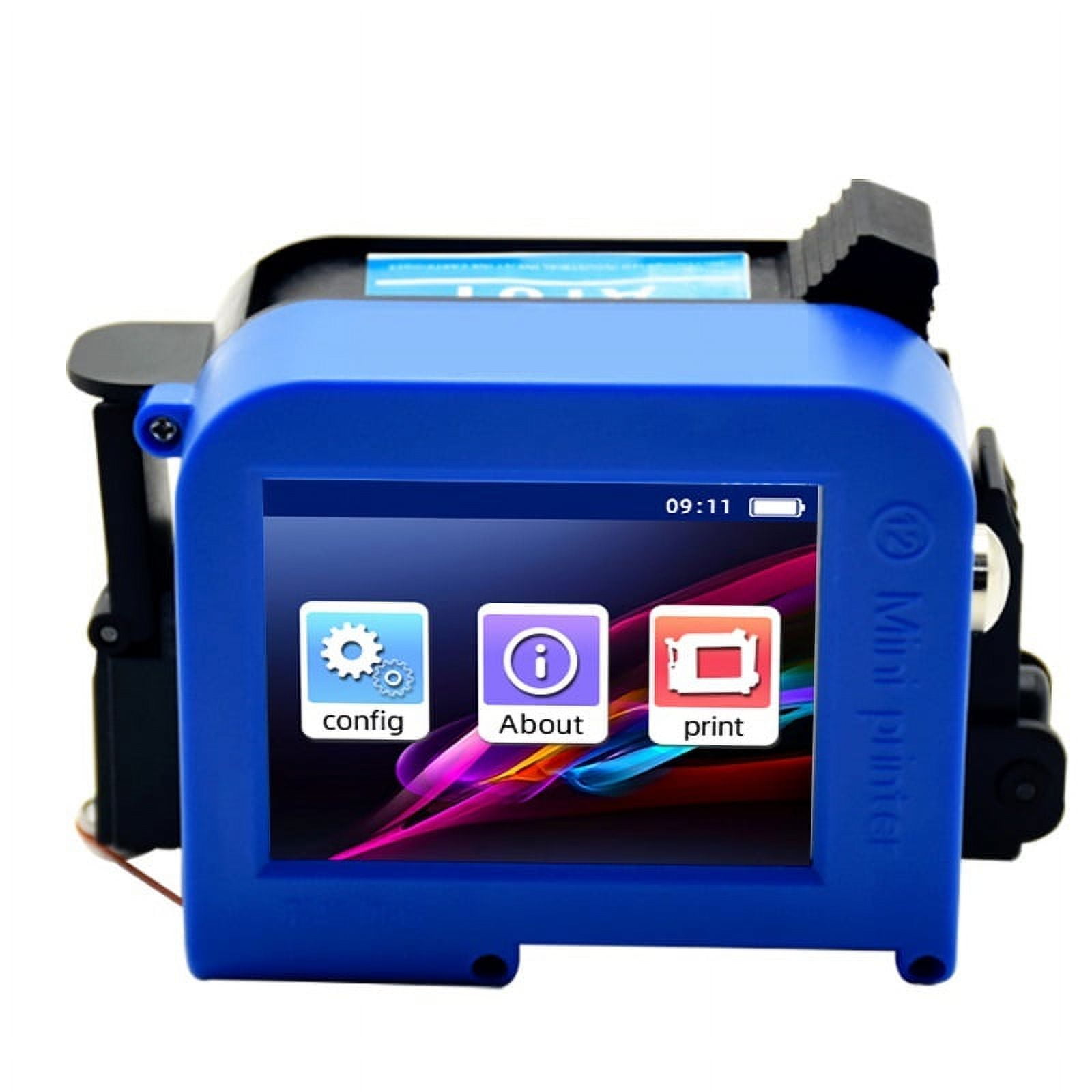 Portable Mini Label Printer 12.7mm Handheld Batch Number QR Code Packaging Bag Printing Encoder ,Crisp, Vibrant Prints