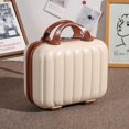 Portable Mini Luggage Candy Color Handheld Suitcase Wearresisting 14