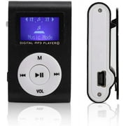 Portable Mini MP3 Music Player Sports Back Clip LCD Screen MP3 Support Memory Card Portable Mini PlayerBlack
