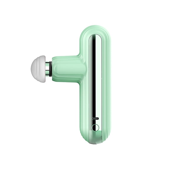 Portable Mini Massage Gun for Muscle Relaxation, Handheld Percussion Massager with 4 Heads for Body Tension Relief, Quiet USB-C Rechargeable Deep Tissue Support Tool for Home Office Fitness