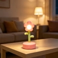 thumbnail image 1 of Portable Mini Night Light with Flower Design, Soft Warm Glow for Bedroom Decor and Nighttime Comfort, Battery Operated Bedside Lamp for Relaxing Ambience, 1 of 5