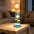 thumbnail image 1 of Portable Mini Night Light with Flower Design, Soft Warm Glow for Bedroom Decor and Nighttime Comfort, Battery Operated Bedside Lamp for Relaxing Ambience, 1 of 5