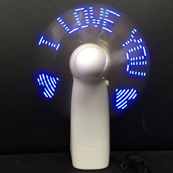 Portable Mini Night Light Handheld Fan Cooling Led Fan O1W4 Q4O6 Lights