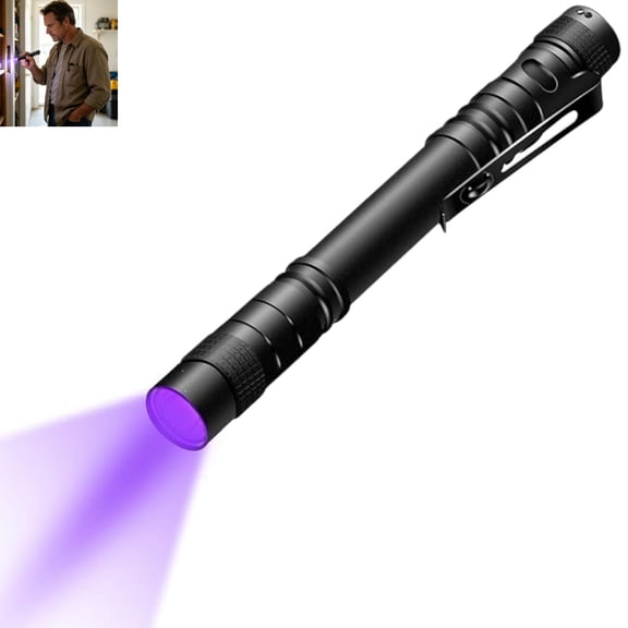 Portable Mini Pen Flashlight with Clip, Pocket LED Inspection Light for Daily Checking and Outdoor Use
