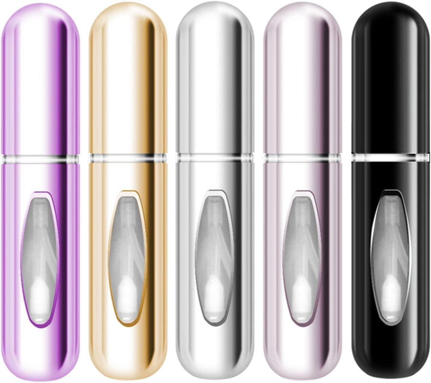 Perfume Travel Refillable Mini Perfume Travel Bottle Portable Spray  Atomizer Accessories 5 sets of 5ml/0.2oz 