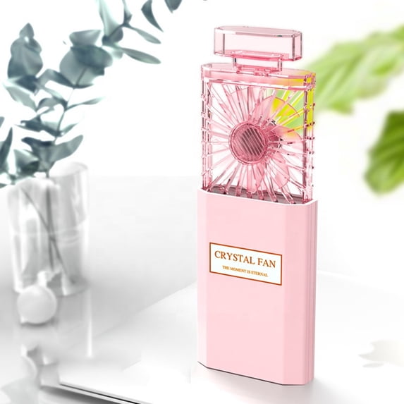 Portable Mini Personal Fan, Rechargeable Handheld Fan, 3 Speed Quiet Desk Fan, Travel Makeup Fan for Home Office